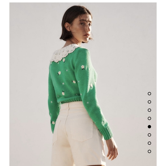 Zara Embroidered Knit Sweater - Picture 5 of 8